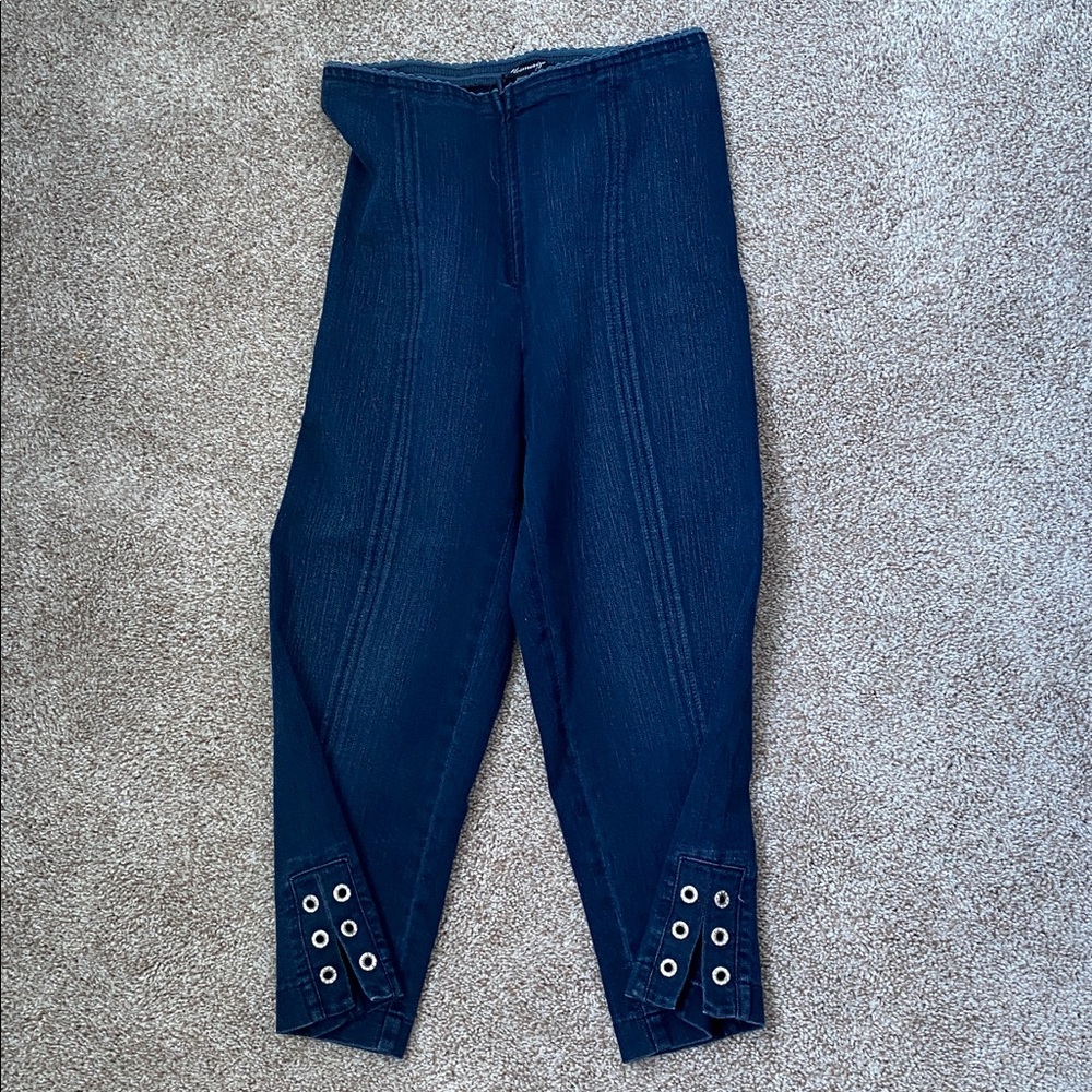 Classic Blue Cropped Women's Jeggings